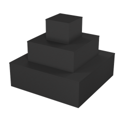 RMS 3 x tier pyramid display unit