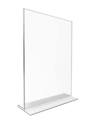 RMS A7 acrylic vertical  menu holder
