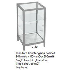 RMS Glass counter display cabinet (L130)