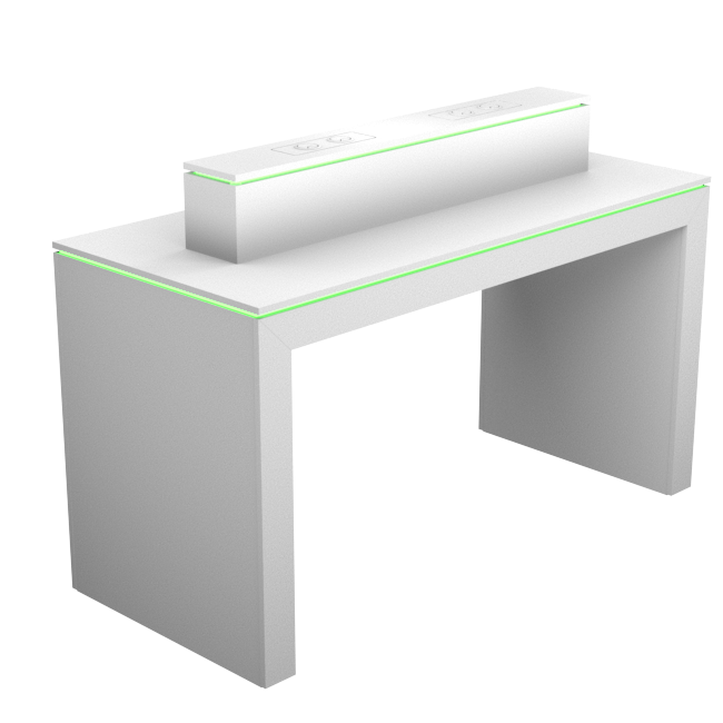 Display table top plinth with rgb lighting_1200mm