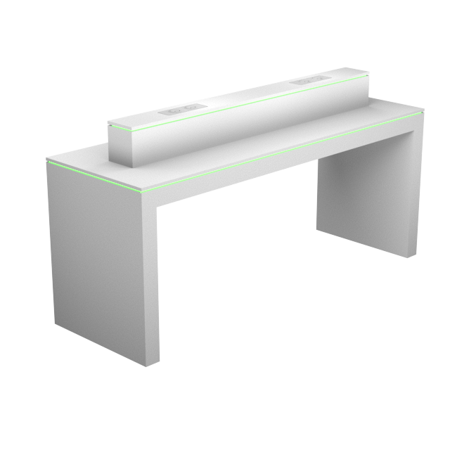 Display table top plinth with rgb lighting_1800mm
