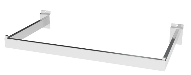RMS Slatpanel accessory 600mm x 300mm tubular steel hang rail