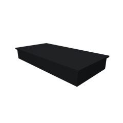 RMS Wall plinth base unit (1200mmL x 500mmD x 168mmH)