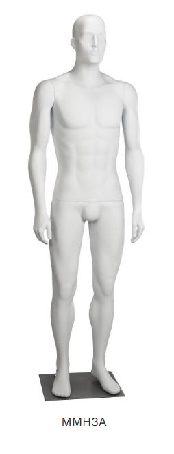 RMS Mannequin MMH3A Male w/head & Features
