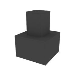 RMS Box plinth display (set of 2)
