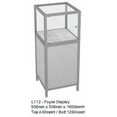RMS Glass foyer display cabinet (L112)