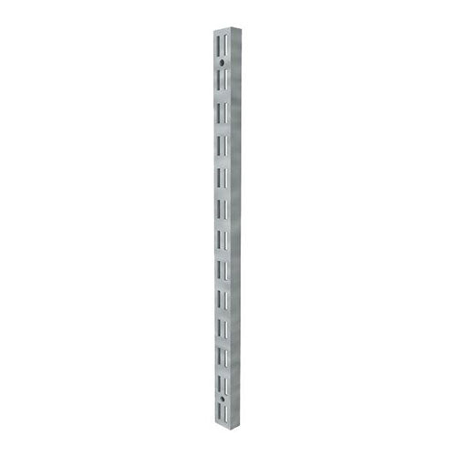 RMS-M03 aluminium double slotted wall channel - mill finish