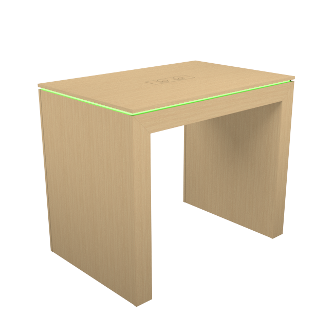 Display table with rgb led lighting_1200mm... | RMS | RMS Shopfitting Ltd