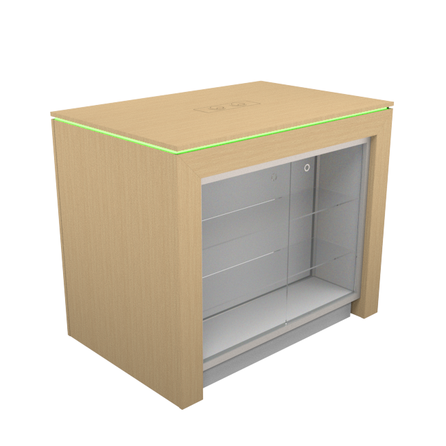 Display Tables with Lighting | RMS Shopfitting Ltd