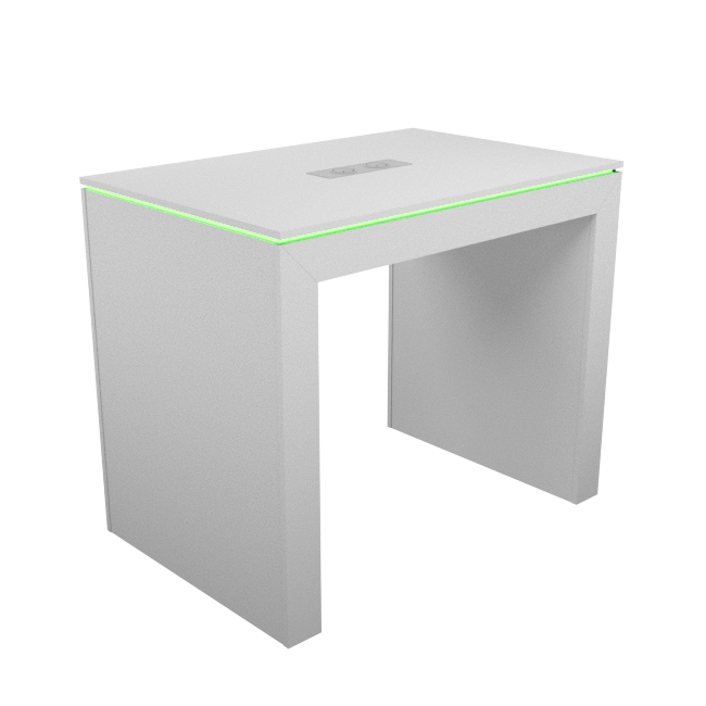 Display table with rgb led lighting_1200mm... | RMS | RMS Shopfitting Ltd