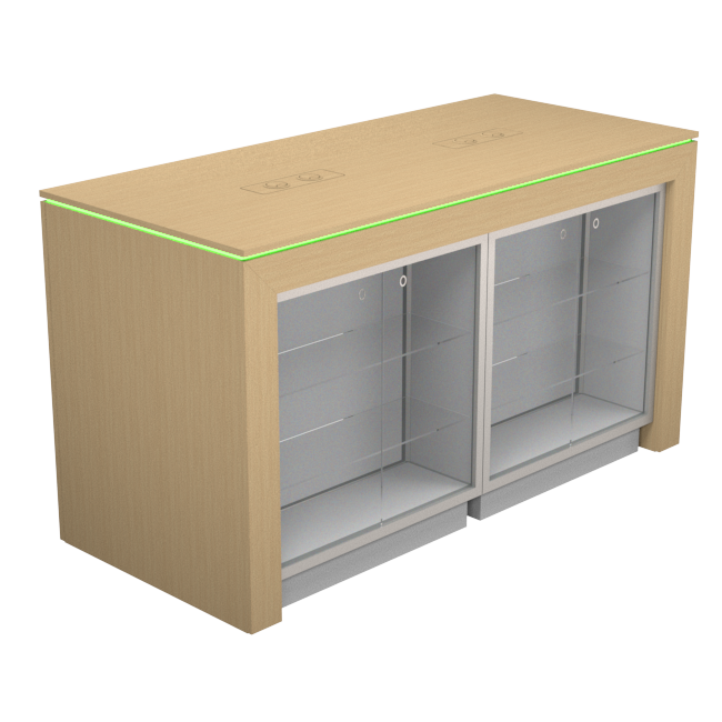 Display Tables with Lighting | RMS Shopfitting Ltd