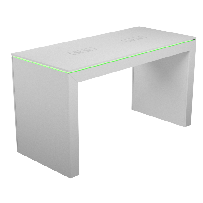 Display table with rgb led lighting_1800mm... | RMS | RMS Shopfitting Ltd