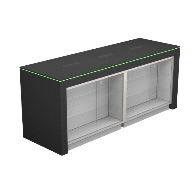 Display Tables with Lighting | RMS Shopfitting Ltd