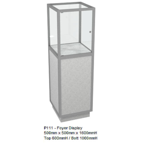 RMS Glass foyer display cabinet (P111)