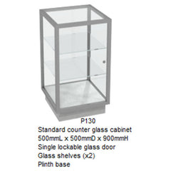 RMS Glass counter display cabinet (P130)