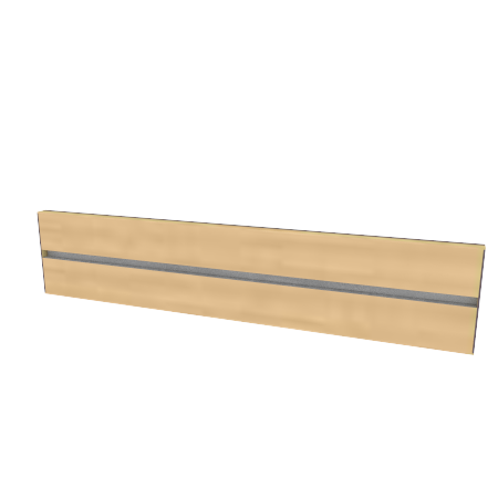 RMS Slatpanel - single groove panel 1200mmL
