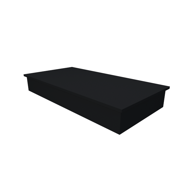 RMS Wall plinth base unit (1200mmL x 400mmD x 168mmH)