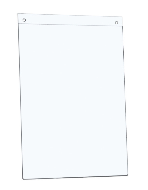 Mount Menu Insert RMS A4 acrylic wall-mount menu holder | RMS Shopfitting Ltd
